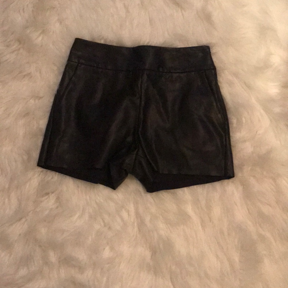 Fake leather shorts (never worn!)